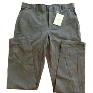 Everlane Womens Performance Chino Uniform Athletic Cut Slate Gray NEW 33”x32”